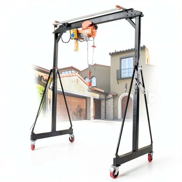 Lyfoo Gantry Crane Adjustable Height Reinforced Steel-3