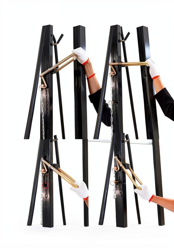 HUAGHEE Gantry Crane 5000 LBS Steel Adjustable Height-7