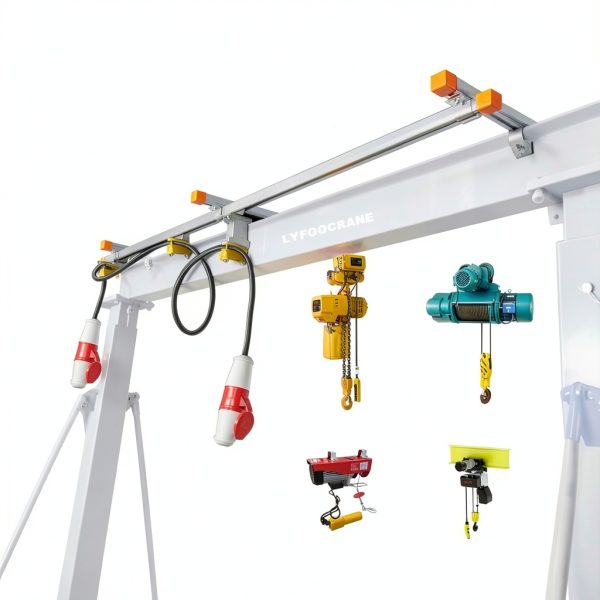 Lyfoo Gantry Crane Adjustable Height 6600 LBS Capacity-8