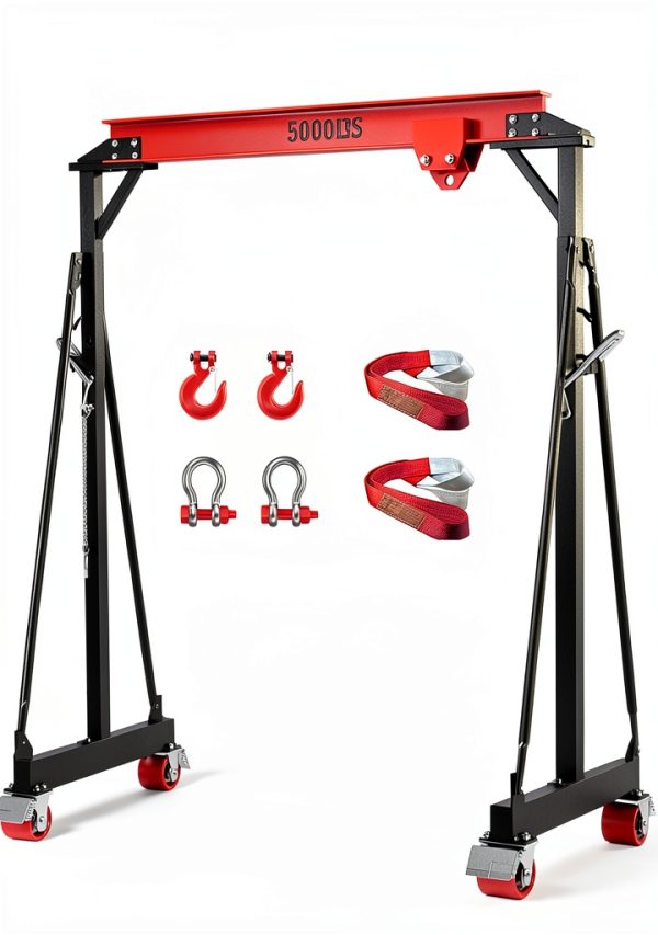 Dkenicor Gantry Crane 2 Ton Capacity Industrial Steel-0