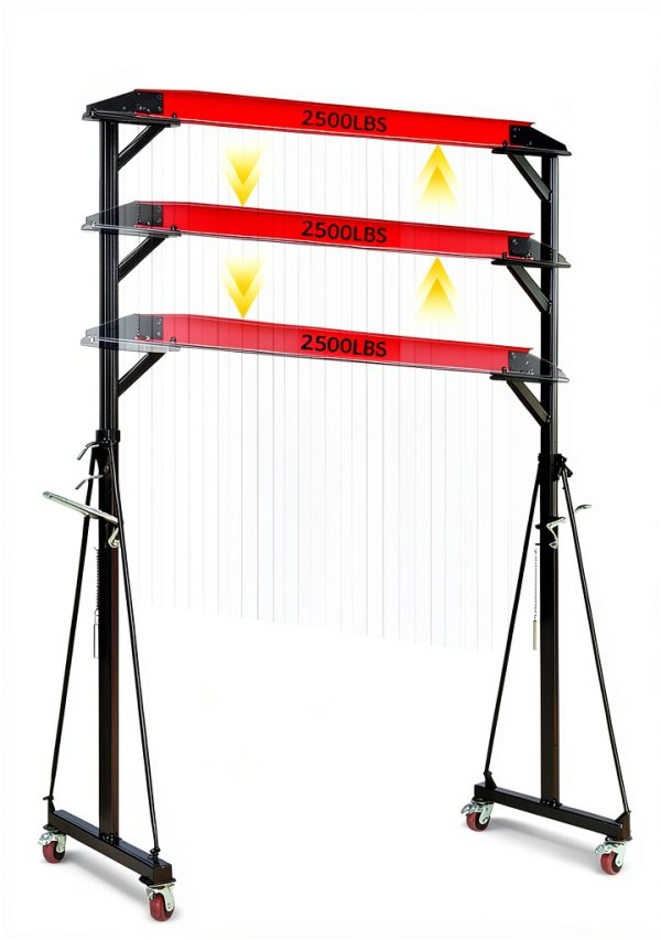 HUAGHEE Gantry Crane 3300 LBS Steel Adjustable Height-1