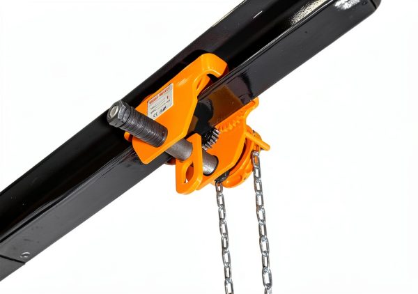 JEGS 1 Ton Gantry Crane with Trolley and Chain Hoist-1