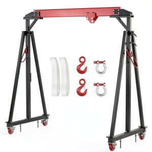 ExploreHorizon Gantry Crane Steel I-Beam 4400 lbs Capacity-0