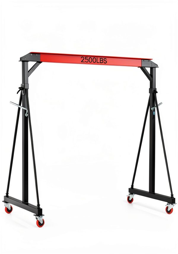 HUAGHEE Gantry Crane 3300 LBS Steel Adjustable Height-4