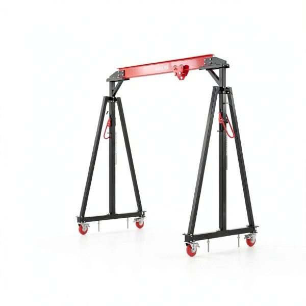 ExploreHorizon Gantry Crane Steel I-Beam 4400 lbs Capacity-1