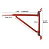BIGalleons Electric Hoist Jib Crane Heavy Duty 180 Degree-3
