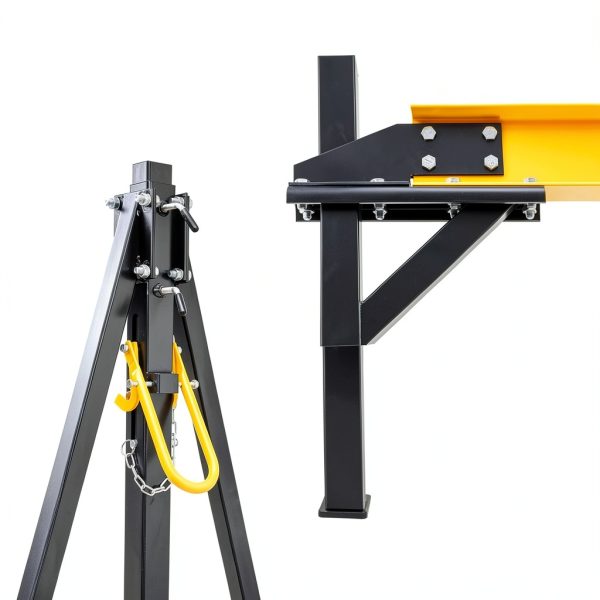Hipicute Gantry Crane 1 Ton Steel Adjustable Workshop-2