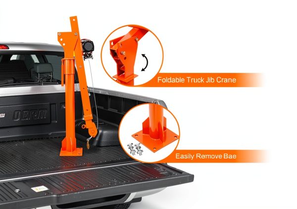 KOKEBREN Truck Crane 1100 lbs Capacity Alloy Steel-6