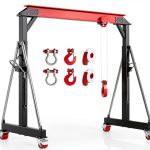 BSMTEK Gantry Crane Alloy Steel 5000 lb Capacity Red-0