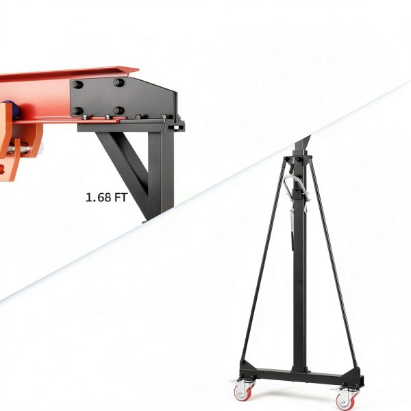 EliteEdge Gantry Crane 2 Ton Capacity Adjustable Height-4