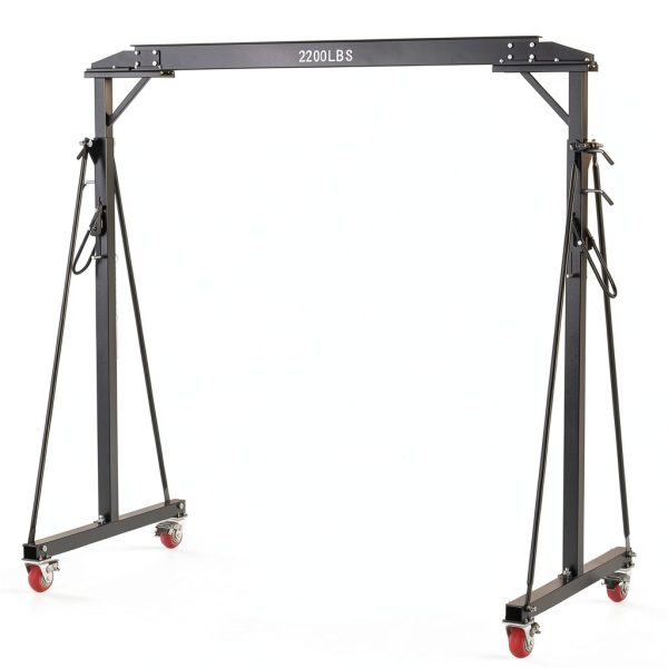 ExploreHorizon Gantry Crane Steel I-Beam 4400 lbs Capacity-0