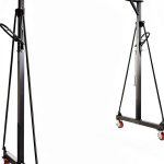 JEGS 1 Ton Gantry Crane with Trolley and Chain Hoist-0