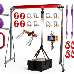 HAOST Gantry Crane Alloy Steel Industrial 4000 LBS Capacity-0