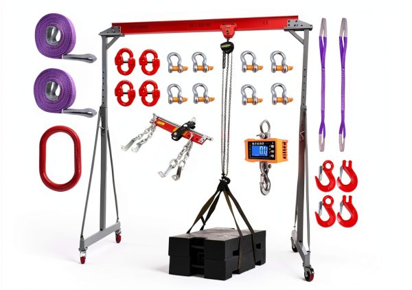 HAOST Gantry Crane Alloy Steel Industrial 4000 LBS Capacity-0