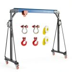 ExploreHorizon Gantry Crane Portable Steel Construction-0