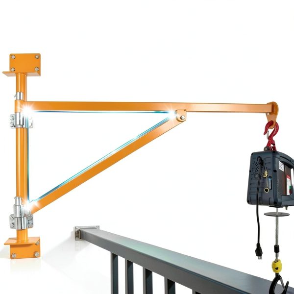 Shunsi Wall Mount Jib Crane 660lbs Carbon Steel Industrial-6