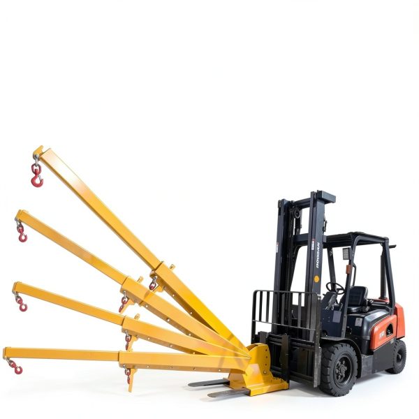 Yokoma Jib Crane 6600LB Capacity Adjustable Angle Forklift-3