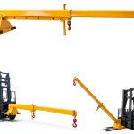 Yokoma Jib Crane 6600LB Capacity Adjustable Angle Forklift-0