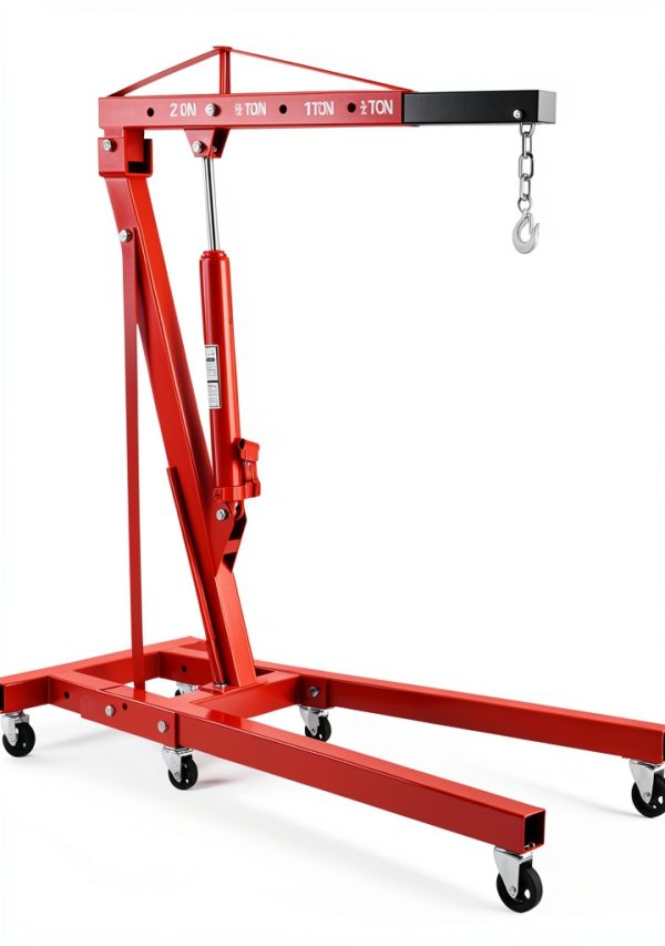 H-YEEU Hydraulic Engine Crane Steel 2 Ton Foldable Design-0