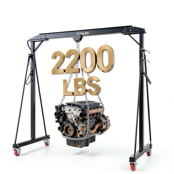 EliteEdge Gantry Crane 2200 lbs Capacity Industrial Steel-4