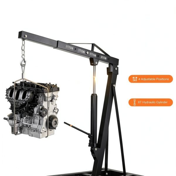 Deroanke Engine Hoist Hydraulic Crane Heavy Duty Workshop-1