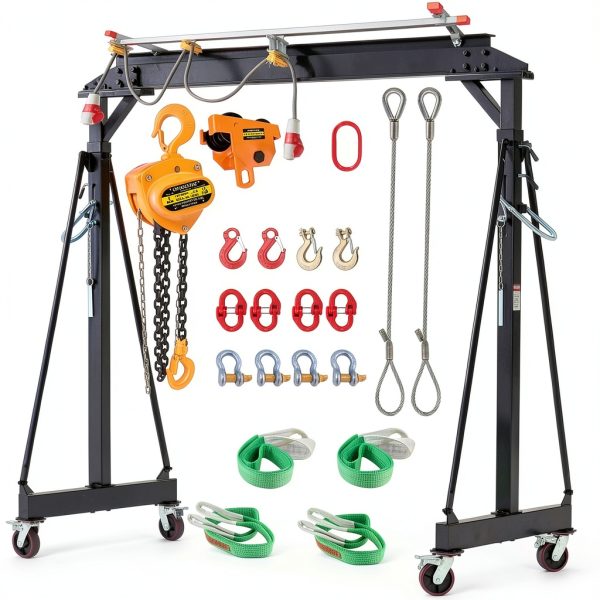 Lyfoo Gantry Crane Adjustable Height 6600 LBS Capacity-0