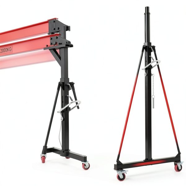 GarveeTech Gantry Crane Heavy Duty Steel Adjustable Height-4