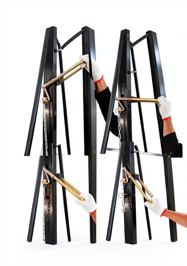 HUAGHEE Gantry Crane 3300 LBS Steel Adjustable Height-7