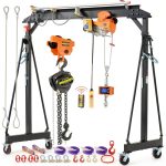 Lyfoo Gantry Crane Adjustable Height Reinforced Steel-0