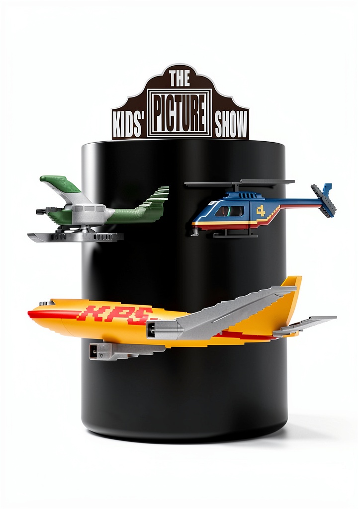 'Kids reading aviation book'