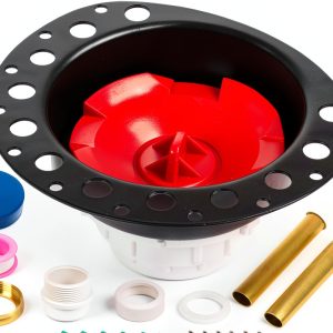 Freestanding Tub Drain Rough-in Kit GNRZZT Brass Pipe PVC Adapter-0