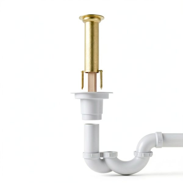 Oatey PVC Universal Freestanding Tub Drain Kit 46000P White-5