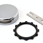 Watco Innovator Snap-On Bathtub Overflow Plate Kit Chrome 18009-CP-0