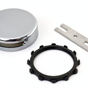 Watco Innovator Snap-On Bathtub Overflow Plate Kit Chrome 18009-CP-0
