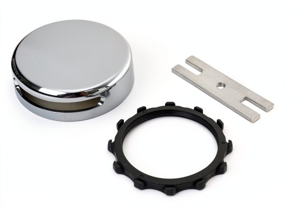 Watco Innovator Snap-On Bathtub Overflow Plate Kit Chrome 18009-CP-0