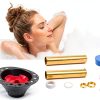 Freestanding Tub Drain Rough-in Kit LHUKSGF Black PVC Adapter-1