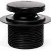 Westbrass 593244-62 1-1/2" Black Tubular Tip-Toe Bath Waste Drain Kit-10