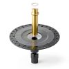 Freestanding Bathtub Drain FERUERW Stainless Steel Rough-In Kit Black-1