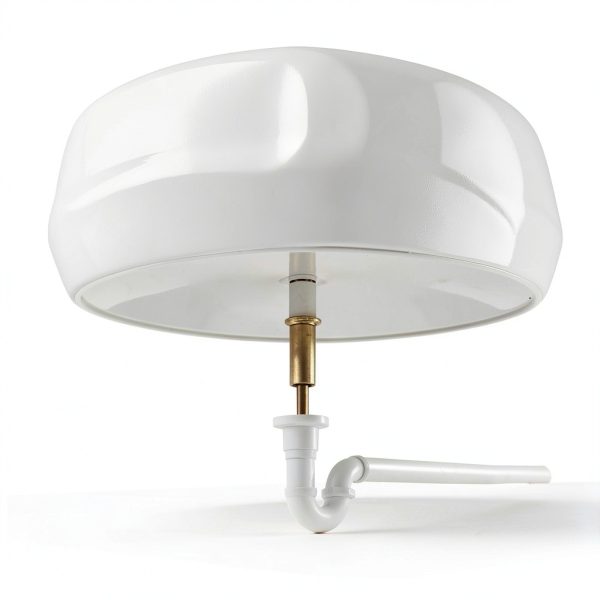 Oatey PVC Universal Freestanding Tub Drain Kit 46000P White-3