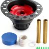 Freestanding Tub Drain Rough-in Kit LHUKSGF Black PVC Adapter-0