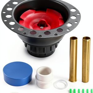 Freestanding Tub Drain Rough-in Kit LHUKSGF Black PVC Adapter-0