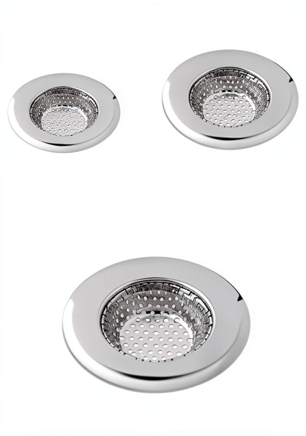 Hair Catcher Shower Drain 3‑Pack Feeke Steel Anti‑Clog Stopper-1