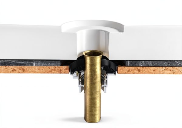 Oatey PVC Universal Freestanding Tub Drain Kit 46000P White-2