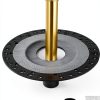 Freestanding Bathtub Drain FERUERW Stainless Steel Rough-In Kit Black-0