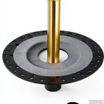 Freestanding Bathtub Drain FERUERW Stainless Steel Rough-In Kit Black-0