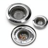 Hair Catcher Shower Drain 3‑Pack Feeke Steel Anti‑Clog Stopper-5