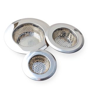 Hair Catcher Shower Drain 3‑Pack Feeke Steel Anti‑Clog Stopper-0