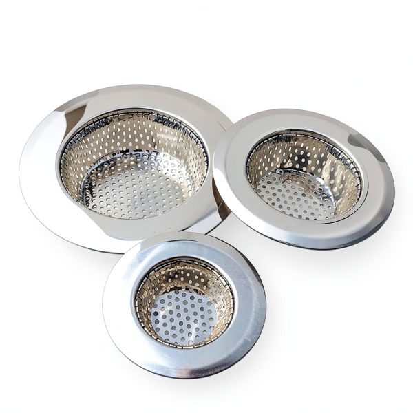 Hair Catcher Shower Drain 3‑Pack Feeke Steel Anti‑Clog Stopper-0