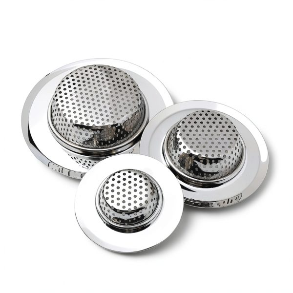 Hair Catcher Shower Drain 3‑Pack Feeke Steel Anti‑Clog Stopper-2