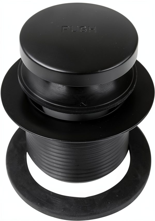 Westbrass 593244-62 1-1/2" Black Tubular Tip-Toe Bath Waste Drain Kit-9